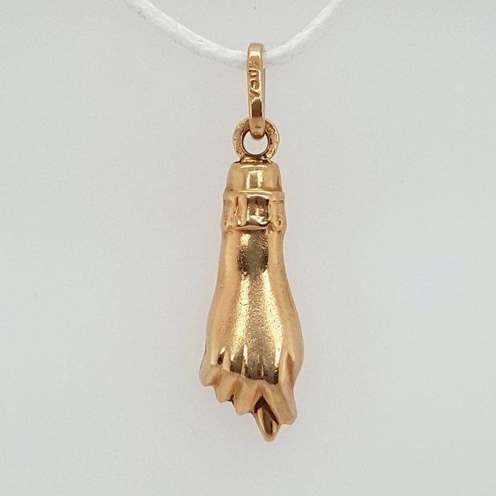 Hanger - 18 karaat Geel goud, Handtassen en Accessoires, Antieke sieraden