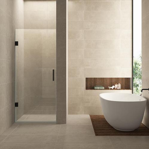 Nisdeur Wiesbaden Less 90x200 cm 8 mm Nano Helder Glas Mat, Doe-het-zelf en Bouw, Sanitair, Douche, Nieuw, Ophalen of Verzenden
