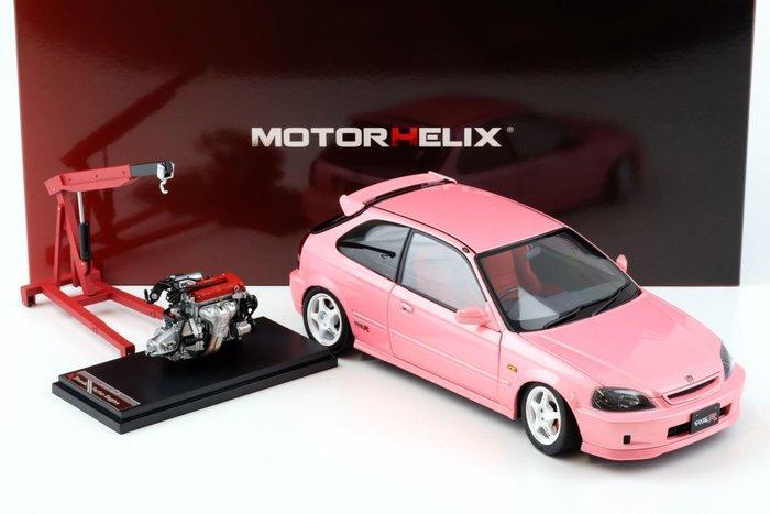 Motorhelix 1:18 - Modelauto - Honda Civic EK9 Type-R -, Hobby en Vrije tijd, Modelauto's | 1:5 tot 1:12