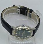 Omega - Stahlarmbanduhr - Militär Style - schwarzes