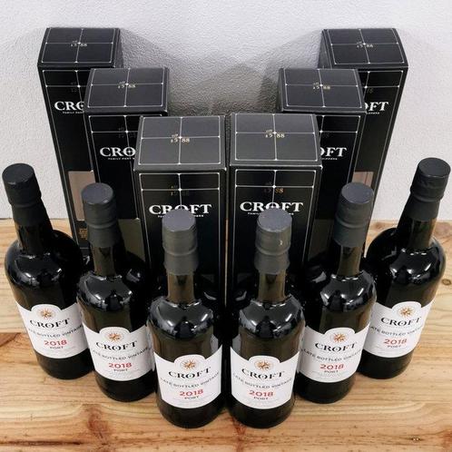 2018 Croft - Late Bottled Vintage Port - Douro - 6, Verzamelen, Wijnen