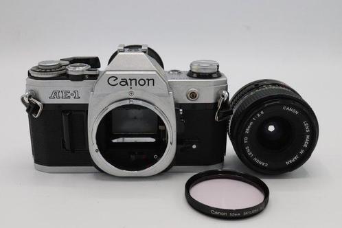 Canon AE-1 + FD 2,8/28mm | Appareil photo argentique, Audio, Tv en Foto, Fotocamera's Analoog