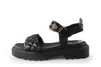 Mano Sandalen in maat 38 Zwart | 5% extra korting, Kleding | Dames, Verzenden, Sandalen of Muiltjes, Zo goed als nieuw, Mano