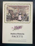 Collection thématique - Menus de restaurants historiques et