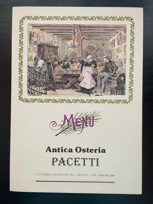 Collection thématique - Menus de restaurants historiques et, Antiek en Kunst, Antiek | Speelgoed