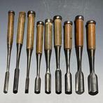 Tataki Maru Nomi | Bench Round Chisels Set w/ Roll Case -