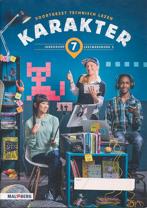 Karakter Leeswerkboek 2 groep 7 (per 5 stuks), Livres, Livres scolaires, Envoi
