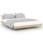 Stevig Bedframe 200x200cm | OP = OP | 42% Voordeel!, Huis en Inrichting, Bruin, Verzenden, Overige maten, Overige maten
