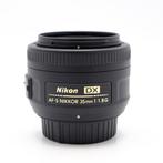 Nikon 35mm F1.8G DX AF-S Nikkor Objectief (Occ), Ophalen of Verzenden, Zo goed als nieuw, Groothoeklens