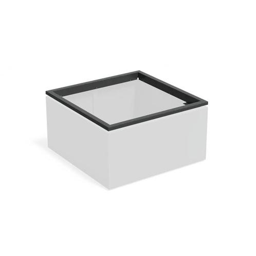 In-Lite Ready opzetrand - Aluminium - 120x120x9,1cm, Tuin en Terras, Bloembakken en Plantenbakken, Minder dan 30 cm, 100 cm of meer
