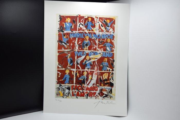 Mimmo Rotella (1918-2006) - La Mia Bocca, Antiquités & Art, Art | Objets design