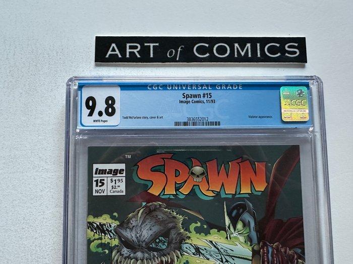 Spawn #15 - CGC 9.8 - Violator appearance - 1 Graded comic -, Livres, BD | Comics