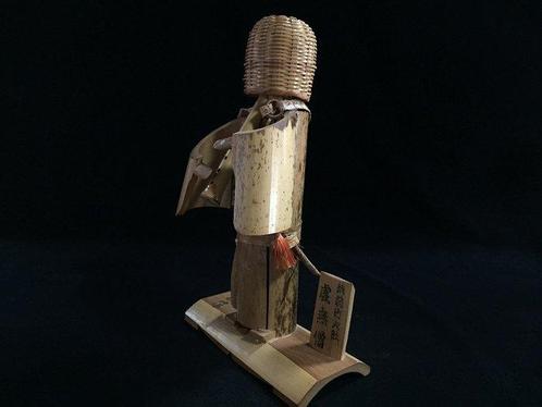 Komuso / Signé / Poupée Kokeshi japonaise vintage en, Antiek en Kunst, Antiek | Speelgoed