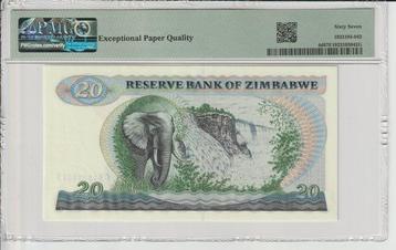 Zimbabwe. - 20 Dollars - 1994 - Pick 4d (Sans Prix de beschikbaar voor biedingen