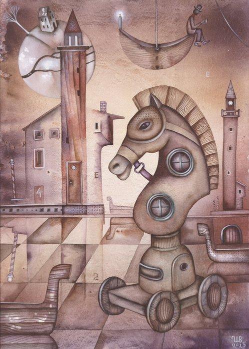 Eugene Ivanov - Venice Dream, Antiek en Kunst, Kunst | Schilderijen | Modern