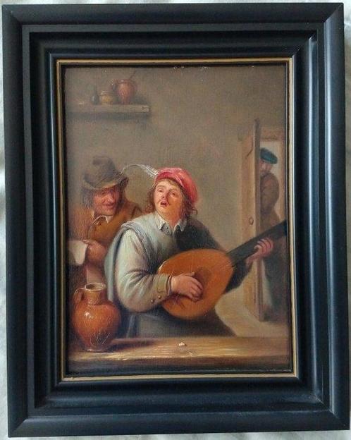 Nederlandse school naar David Teniers (XIX), Navolger van -, Antiek en Kunst, Kunst | Schilderijen | Klassiek