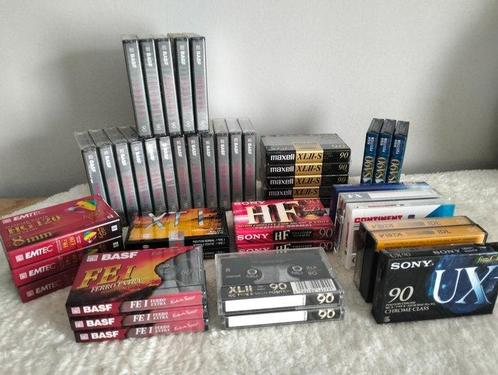 43 cassettes audio vierges Sony, TDK, Maxell, basf - 43, Audio, Tv en Foto, Radio's