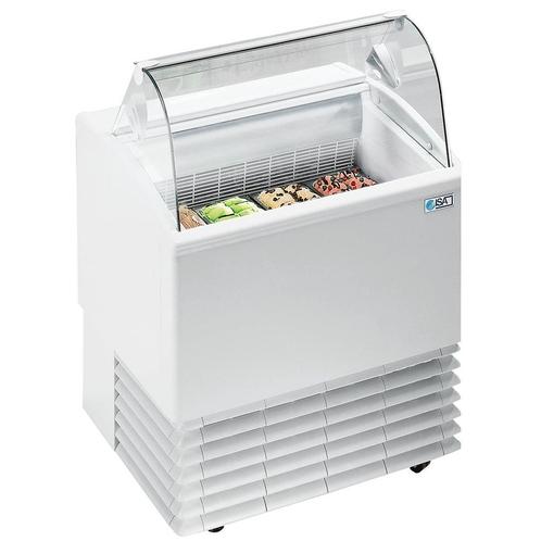 Schepijsvitrine | ISETTA | 245L | 4x 5L | -14°C/-16°C |, Zakelijke goederen, Horeca | Keukenapparatuur, Nieuw in verpakking, Verzenden