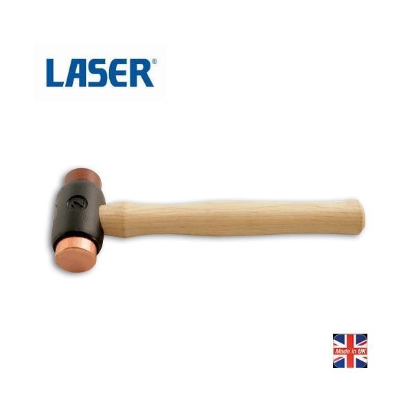 Hamer met koperen en runderhuid kop (Hamers en dollies), Auto diversen, Autogereedschap, Nieuw, Verzenden