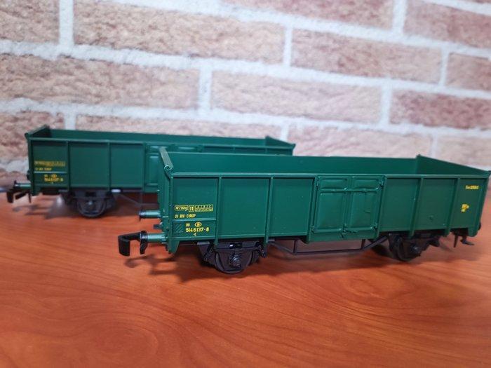 Rivarossi 0 - Modeltrein goederenwagon (4) - 4, Hobby & Loisirs créatifs, Trains miniatures | Échelles Autre