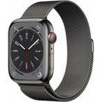 Apple Watch Series 5 44mm | RVS Zilver | LTE | Milanese band, Ophalen of Verzenden, Zo goed als nieuw