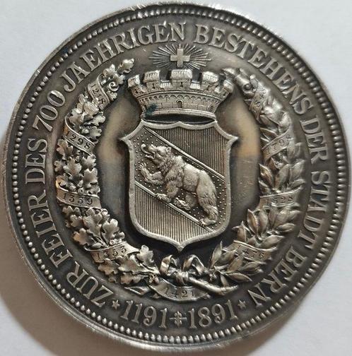 Zwitserland. Historical Medal 1891 Foundation of Bern, Postzegels en Munten, Munten en Bankbiljetten | Toebehoren