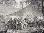 Antoine Watteau (1684-1721) after, by Louis Crepy