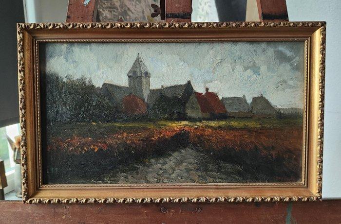 Ferdinand Boersma (1906-1979) - Stadsgezicht, Antiek en Kunst, Kunst | Schilderijen | Klassiek