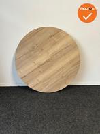 Nieuw vergaderblad - Rond - 120cm - Halifax Naturel/Natuur e, Vergader- of Presentatieruimte, Ophalen of Verzenden, Gebruikt, Bureau