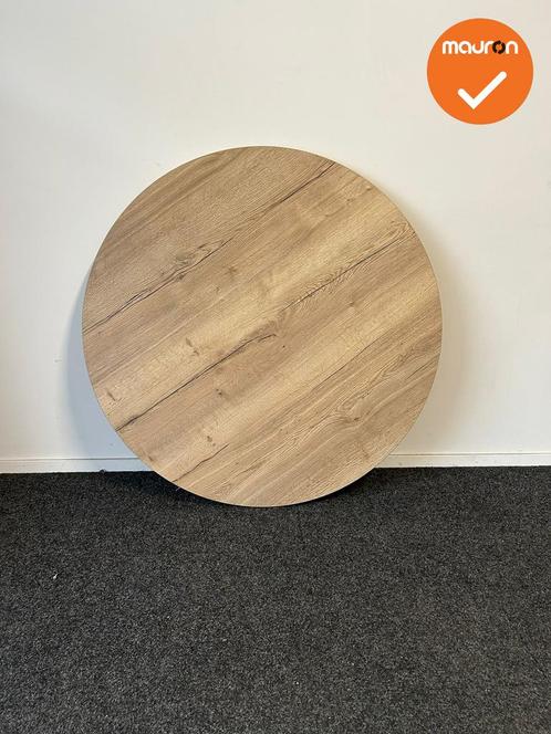Nieuw vergaderblad - Rond - 120cm - Halifax Naturel/Natuur e, Zakelijke goederen, Kantoor en Winkelinrichting | Kantoormeubilair en Inrichting