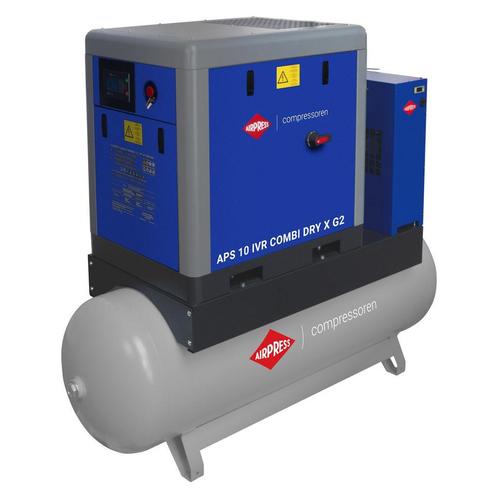 Compresseur à vis APS X 10 IVR Combi Dry G2 10 bar 10, Doe-het-zelf en Bouw, Compressors, Verzenden
