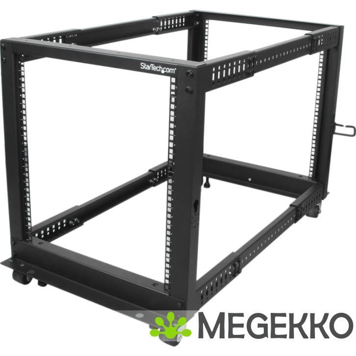 StarTech.com 12U open-frame serverrack met 4 stijlen met, Computers en Software, Computerbehuizingen, Nieuw, Verzenden