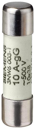 Siemens 500V 0.5A Cilindrische Zekering 10x38mm - 3NW60001, Doe-het-zelf en Bouw, Verzenden, Nieuw