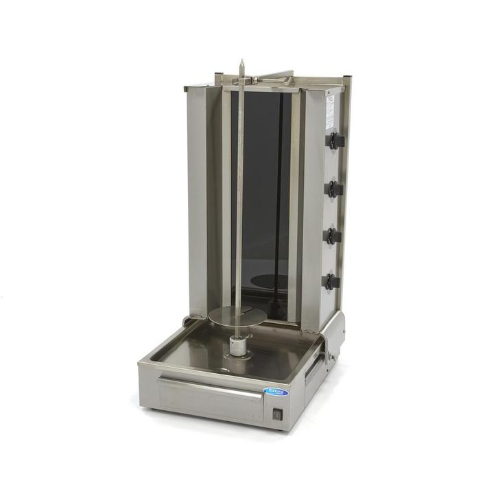 Shoarma Grill - 4 Branders - 70 Kg Vlees - Elektrisch, Zakelijke goederen, Horeca | Keukenapparatuur, Nieuw in verpakking, Verzenden
