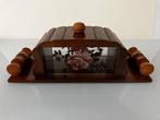 Koekjesdoos - Hout - Glas - Koper - Art Deco, Antiek en Kunst