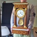 Portico klok - Antiek Hout, Brons - 1850-1900 - Mooie grote, Antiek en Kunst