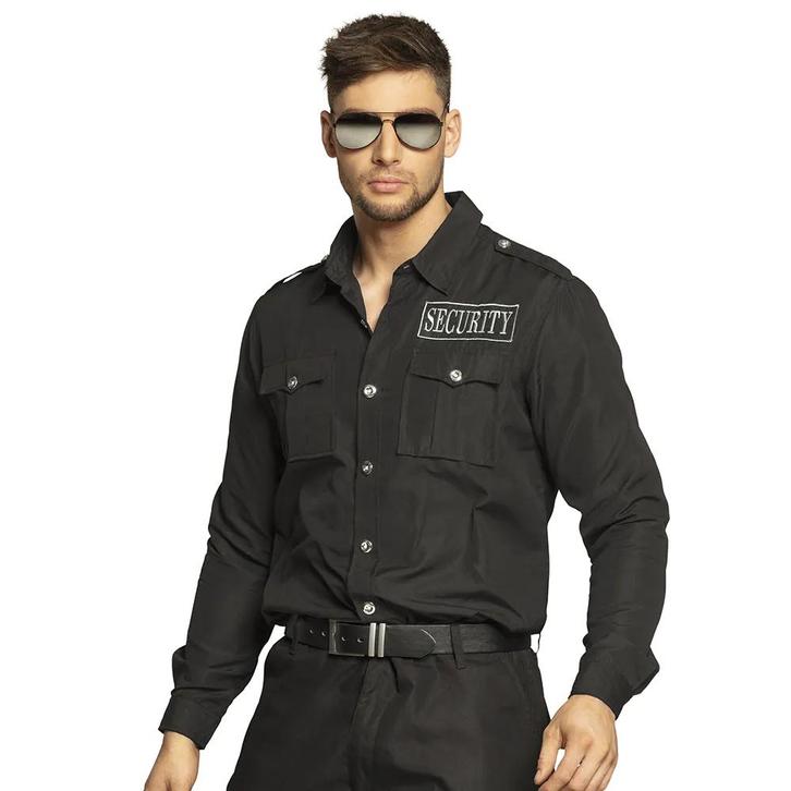Security Blouse Zwart, Kleding | Heren, Carnavalskleding en Feestkleding, Nieuw, Verzenden
