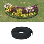 vidaXL Tuinbegrenzing 10 m 10 cm polyetheen zwart, Jardin & Terrasse, Traverses & Bordures, Verzenden