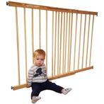 Verstelbaar houten traphekje voor kinderen - 72-122 cm br..., Kinderen en Baby's, Nieuw, Ophalen of Verzenden, 115 cm of meer