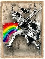 Elisée Skayzoo - an artist running with a wet canvas