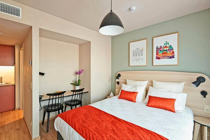 Appartement aan Rue Rossini, Anderlecht, Immo, Appartementen en Studio's te huur, Minder dan 20 m²