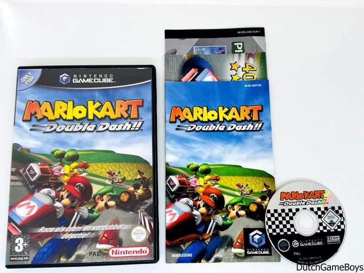 Nintendo Gamecube - Mario Kart Double Dash - HOL, Games en Spelcomputers, Games | Nintendo GameCube, Gebruikt, Verzenden