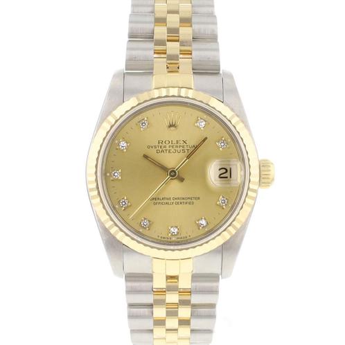Rolex Datejust 31 68273 uit 1994, Handtassen en Accessoires, Horloges | Dames, Verzenden