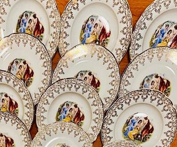CZECHOSLOVAKIA - M /Z - Assiette de service (12) -
