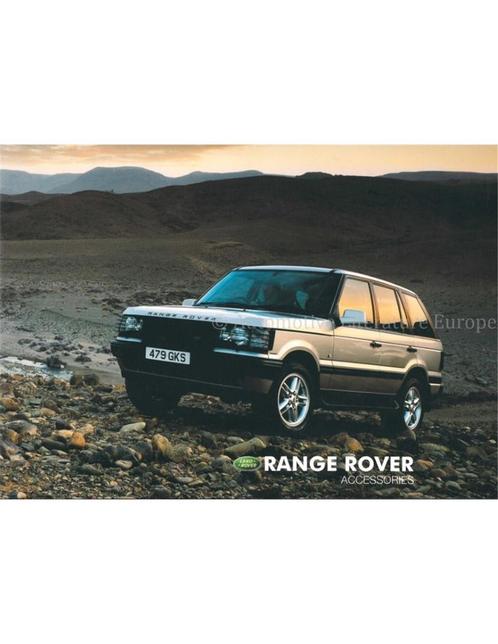 2002 RANGE ROVER ACCESSOIRES BROCHURE ENGELS, Livres, Autos | Brochures & Magazines