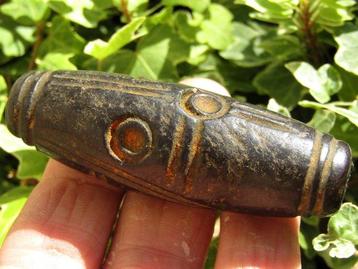 DZI 6 Eyes 67mm Pramit Dzi - Gezegend door monnik +