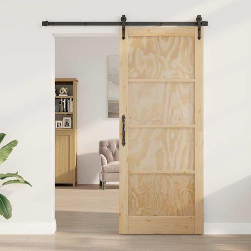 vidaXL Interieurdeur ORKDAL Bruin 86 x 211 cm Multiplex, Doe-het-zelf en Bouw, Deuren en Vliegenramen, Nieuw, Verzenden