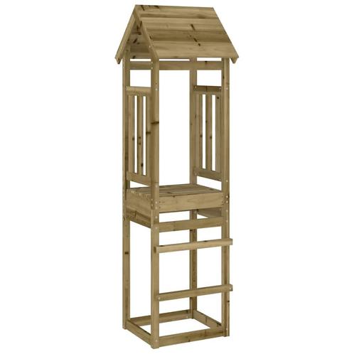 vidaXL Speeltoren 52,5x46,5x206,5 cm geïmpregneerd, Kinderen en Baby's, Speelgoed | Buiten | Speeltoestellen, Nieuw, Verzenden