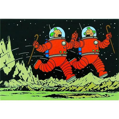 Kuifje Magneet De Janssens op de Maan, Verzamelen, Stripfiguren, Ophalen of Verzenden