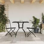 vidaXL Ensemble à manger de jardin 3 pcs anthracite, Verzenden, Neuf